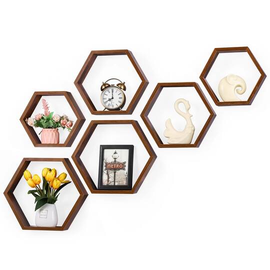 NEX™ Hexagon Floating Shelf Set